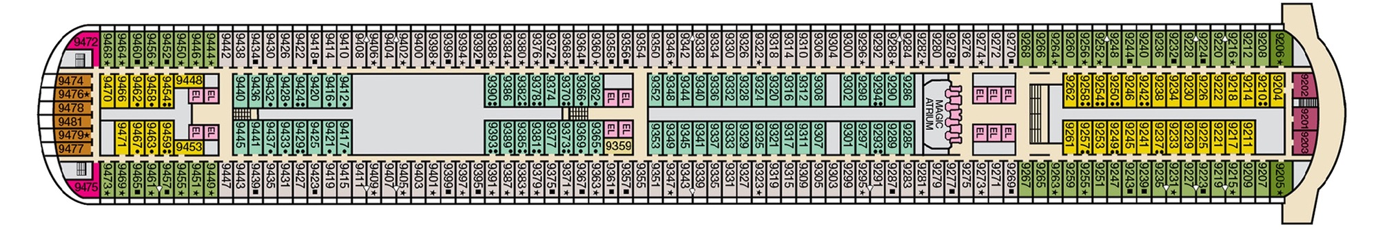 Deck 9 plan